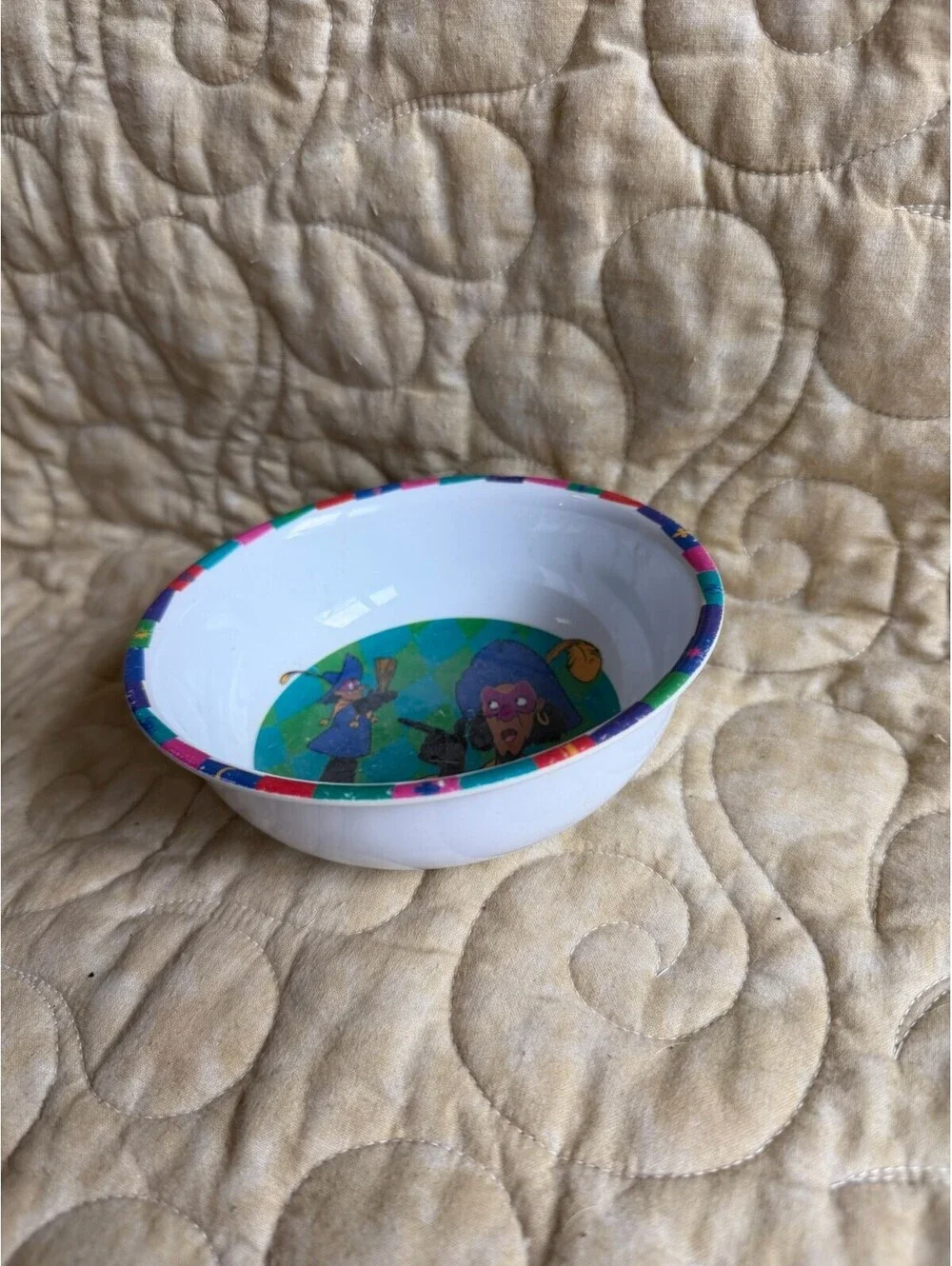 Vtg Zak Designs Disney Hunchback Of Notre Dame Dinnerware Bowl